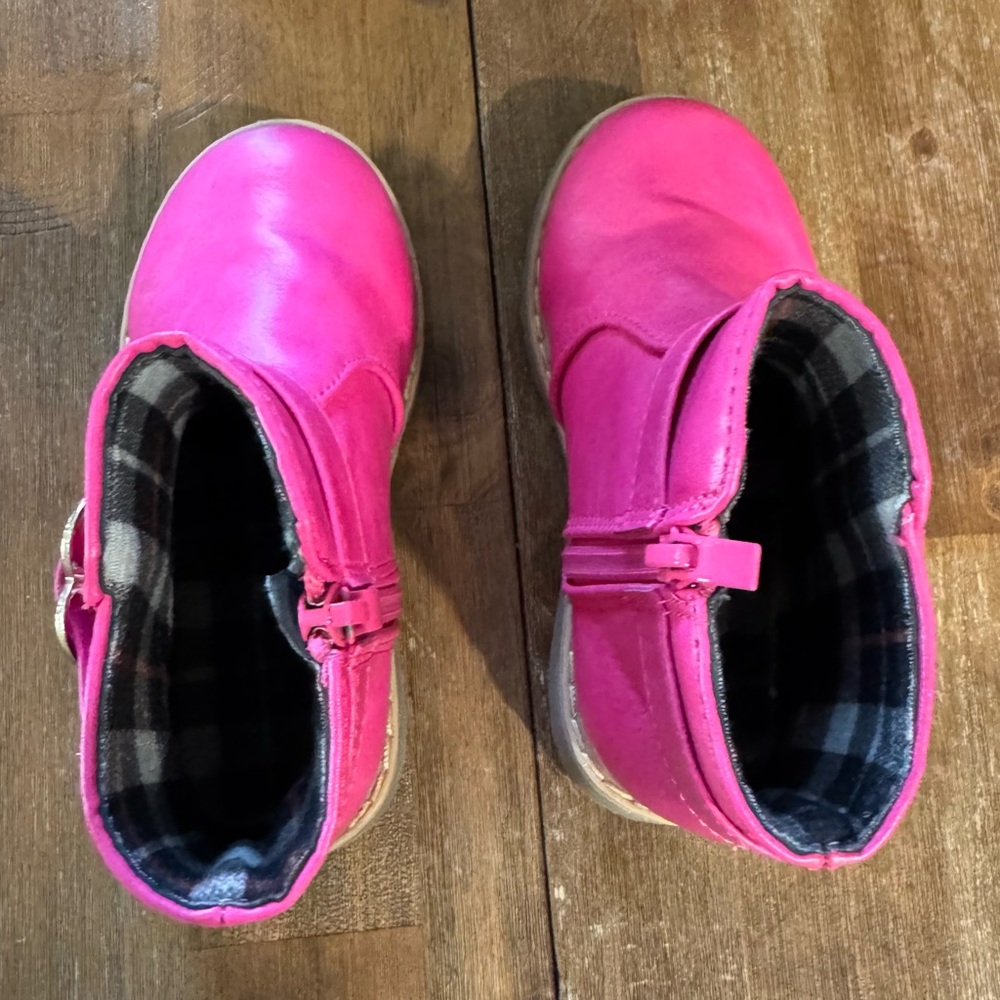 Pink Kids Boots